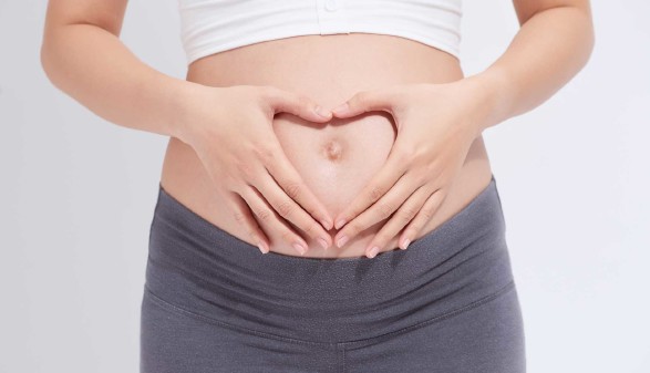 Schwangerer Bauch